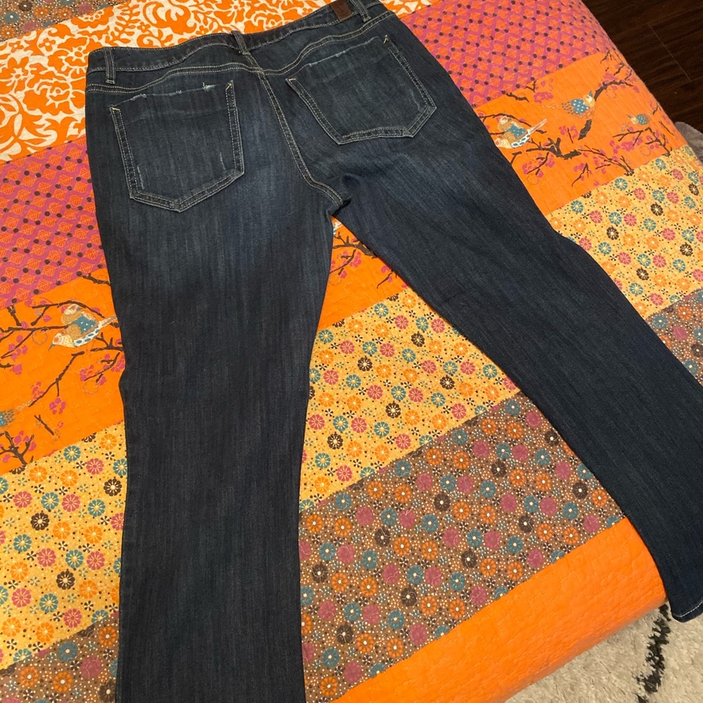 Vera Wang cropped denim